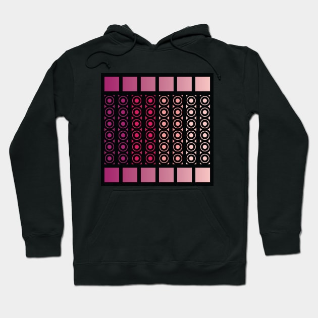 “Dimensional Reactor” - V.5 Red - (Geometric Art) (Dimensions) - Doc Labs Hoodie by Doc Labs